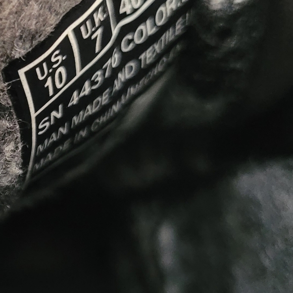 Skecher Duck Rain Ankle Boots Booties Gray and Black Waterproof Size 10 Lace Up - Picture 8 of 8